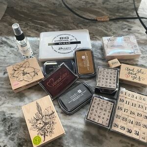 Stamps and stamp pads
